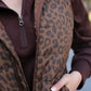 PREORDER- Delilah Puffer Vest- Coco Leopard