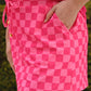 PREORDER-Checked Out Checkered Skort