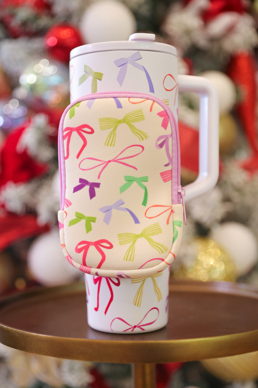 Tumbler Zip Pouch- Daylight Bow