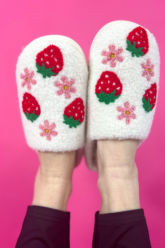 PREORDER-Strawberry Slippers