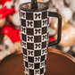 Bow Chic Checkered Sleek Tumbler