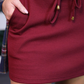 PREORDER Well Loved Ribbed Skort, Burgundy