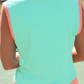 Everyday Polo Tank- Mint/Coral