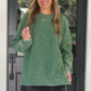 PREORDER Alexis Corded Vintage Pullover - Olive