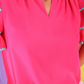 Carissa Ric Rac Top, Hot Pink/Turquoise