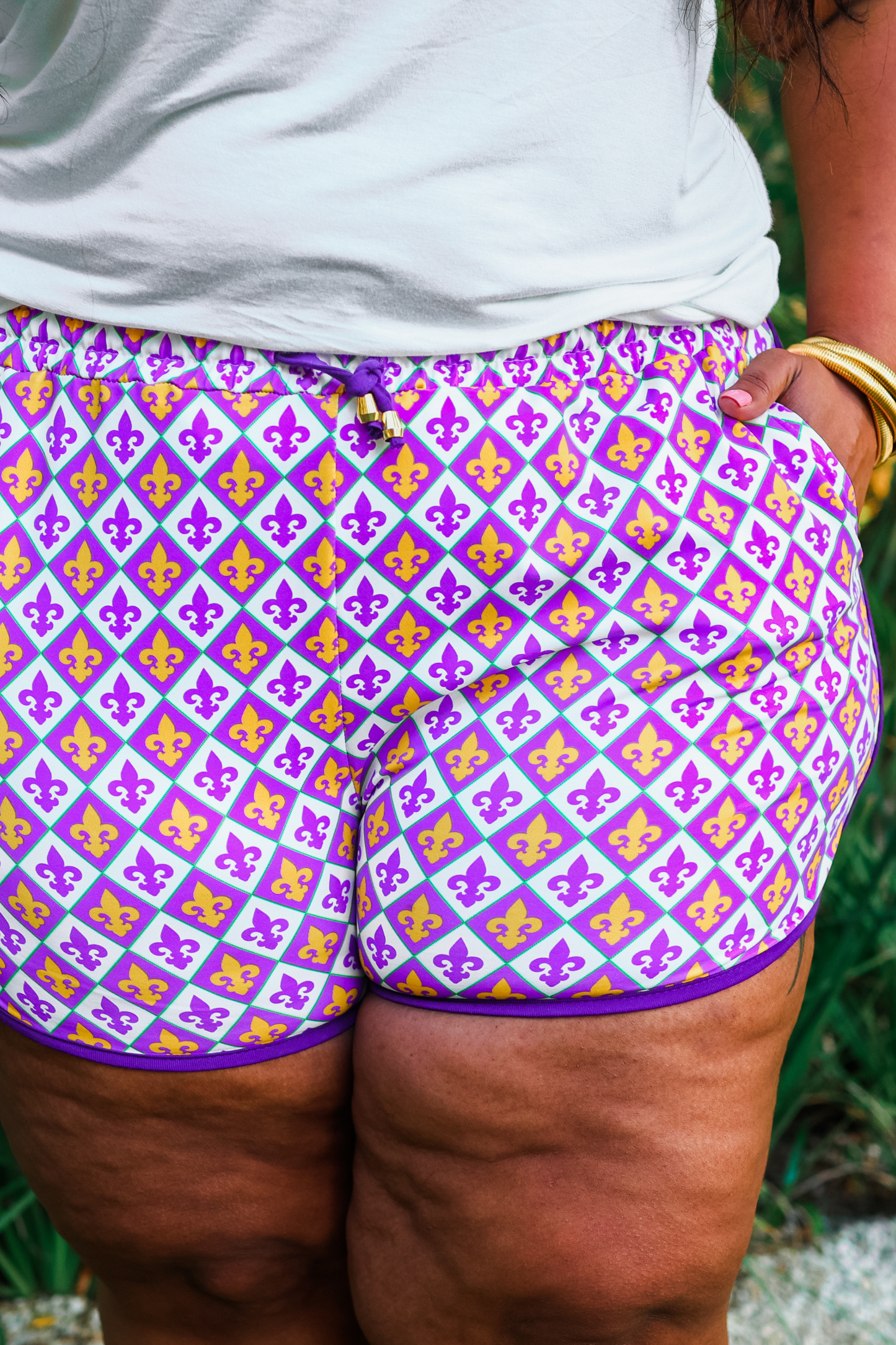 Life Of The Mardi Drawstring Everyday Shorts