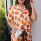 PREORDER- Harvest Hues Ruffle Pajama Set