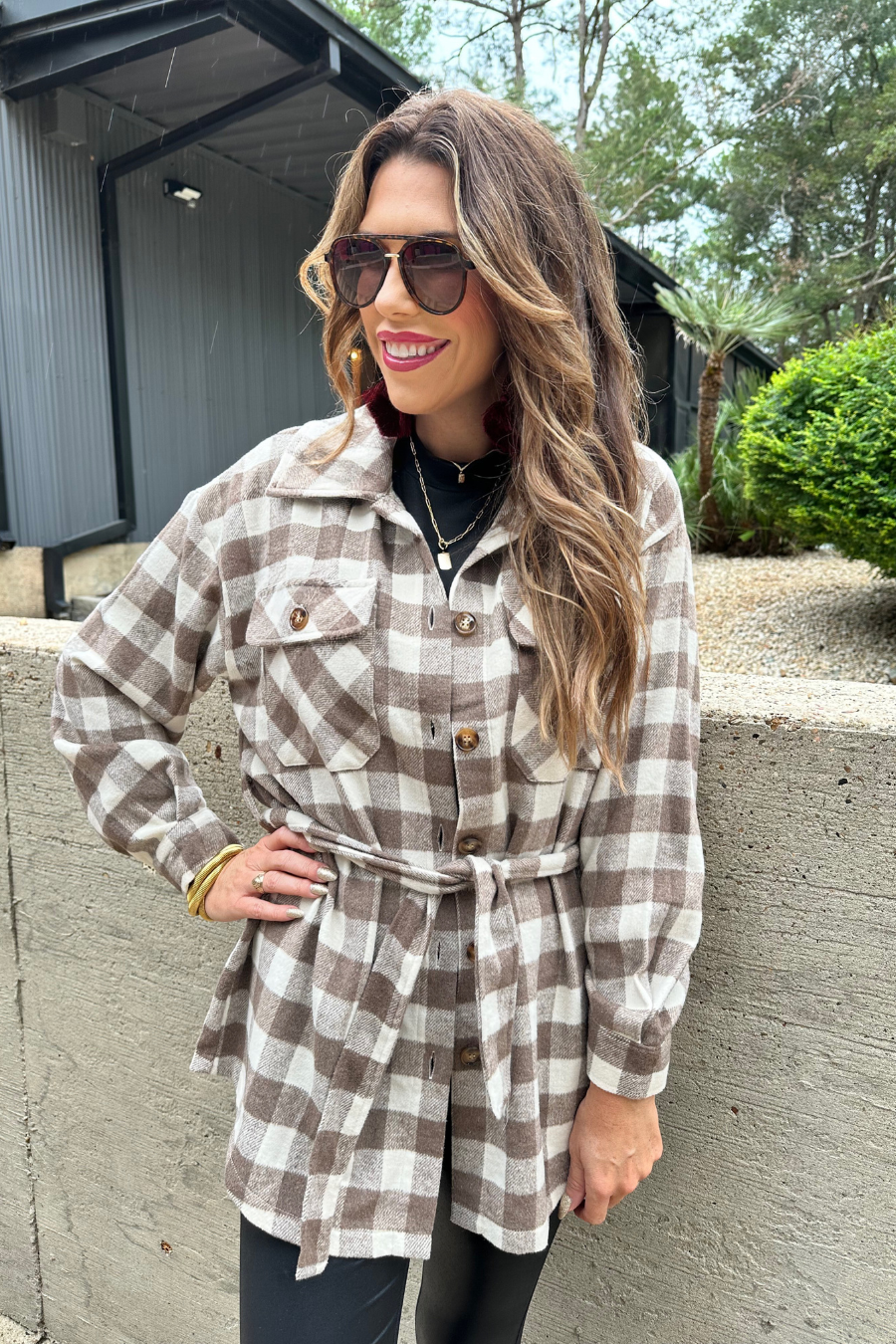 Maple Plaid Shacket - Jess Lea Wholesale
