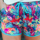 PREORDER-Queen Of The Jungle Drawstring Everyday Shorts