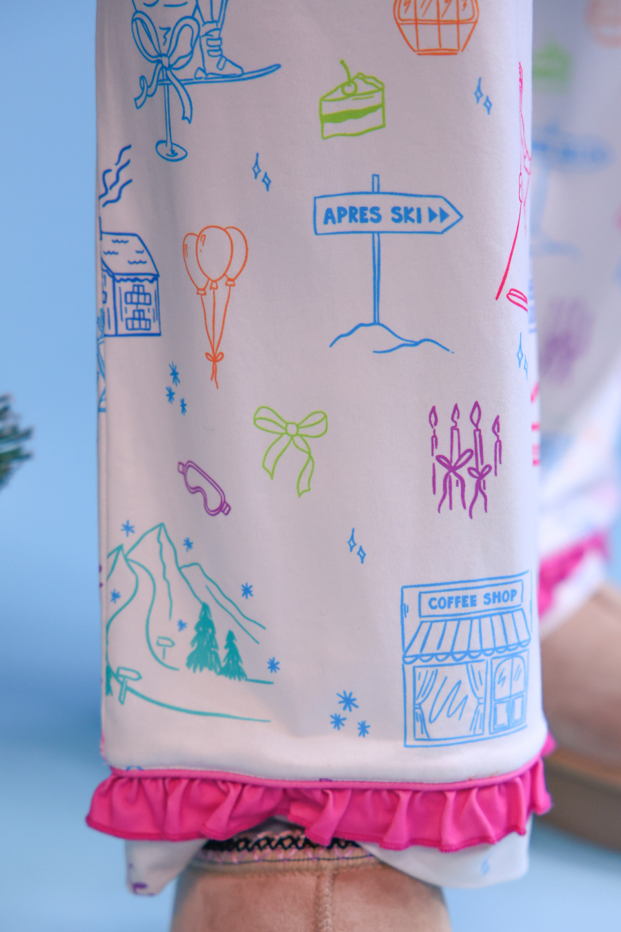 PREORDER- Après Ski Ruffle Pajama Set