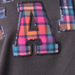 Fall Plaid Patch Pullover