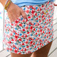 PREORDER- Patriotic Blooms Skort