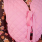 Twila Quilted Tie Vest- Pink