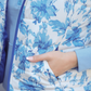 PREORDER- Delilah Puffer Vest- Blue Eternal Blossom