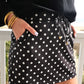 After Dark Polka Dot Skort