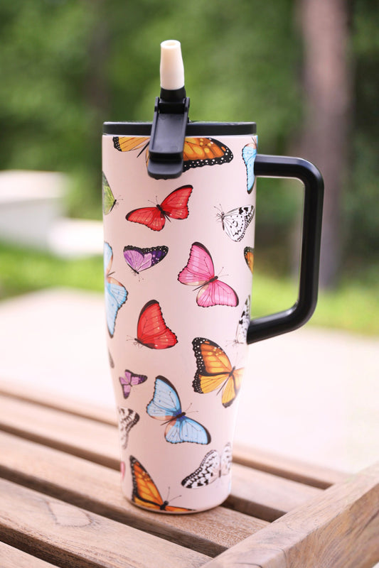 PREORDER- Butterfly Bliss Sleek Tumbler
