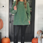 PREORDER Alexis Corded Vintage Pullover - Olive