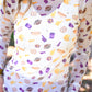 PREORDER- Alyssa Mesh Top- Purple Tailgate