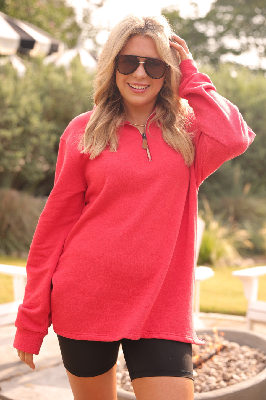 PREORDER- Miley Quarter Zip Pullover