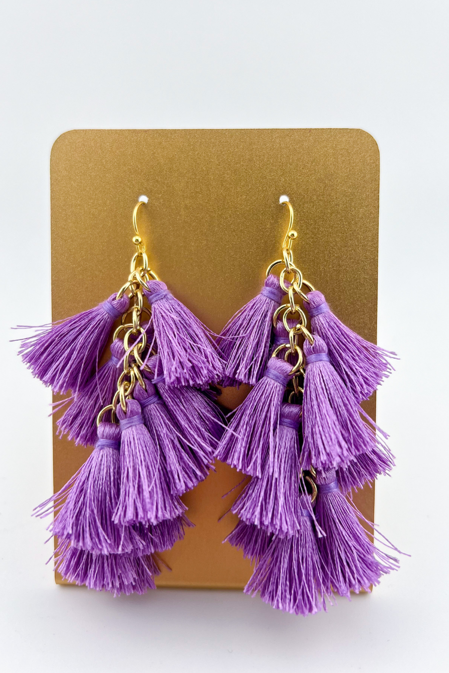 Bella Tiered Tassel Earrings