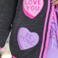 PREORDER- Chenille Patch Candy Hearts Relaxed Cardigan