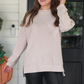 PREORDER Alexis Corded Vintage Pullover - Taupe