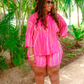 Social And Chic Pleated Set