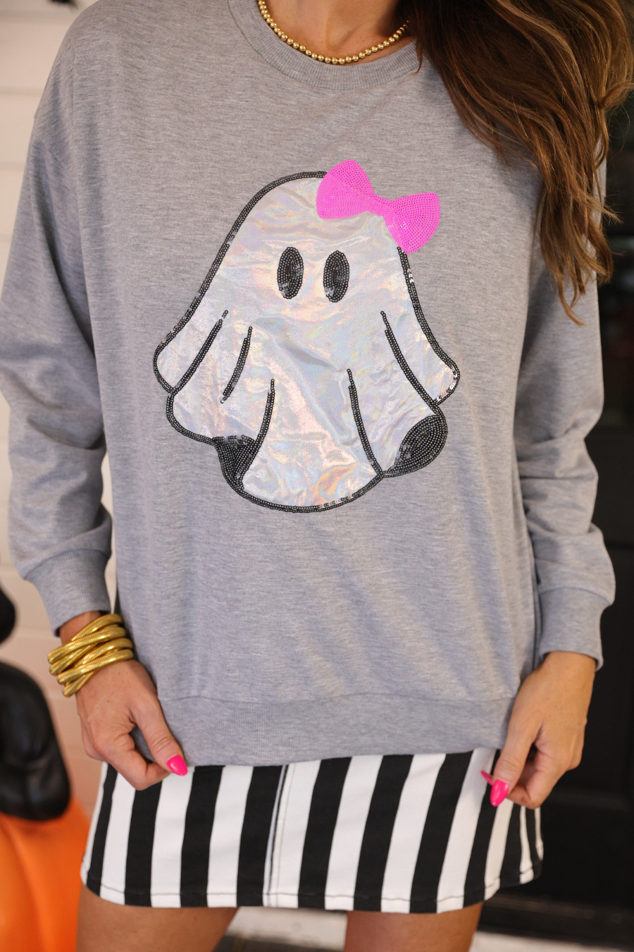 PREORDER Gigi The Ghost Metallic Pullover