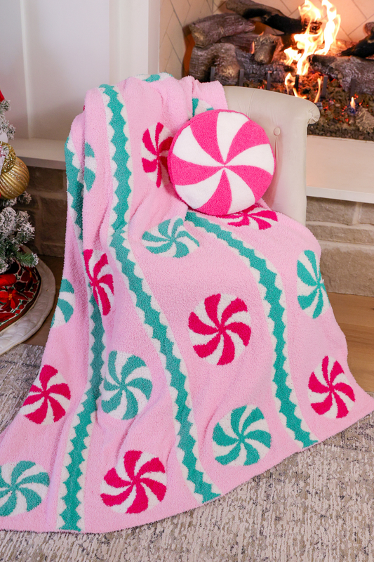 PREORDER- Pink Wintermint Blanket