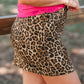 PREORDER- Nova Denim Skirt- Leopard