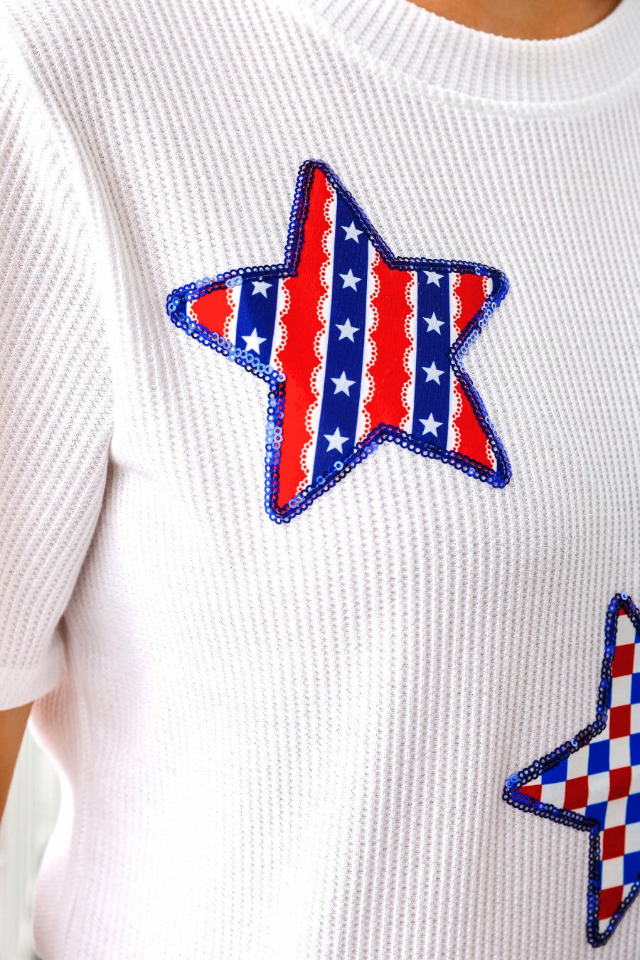 PREORDER- Patriotic Stars Patch Tee