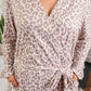 PREORDER- Almost Ready Ribbed Robe- Bella Leopard