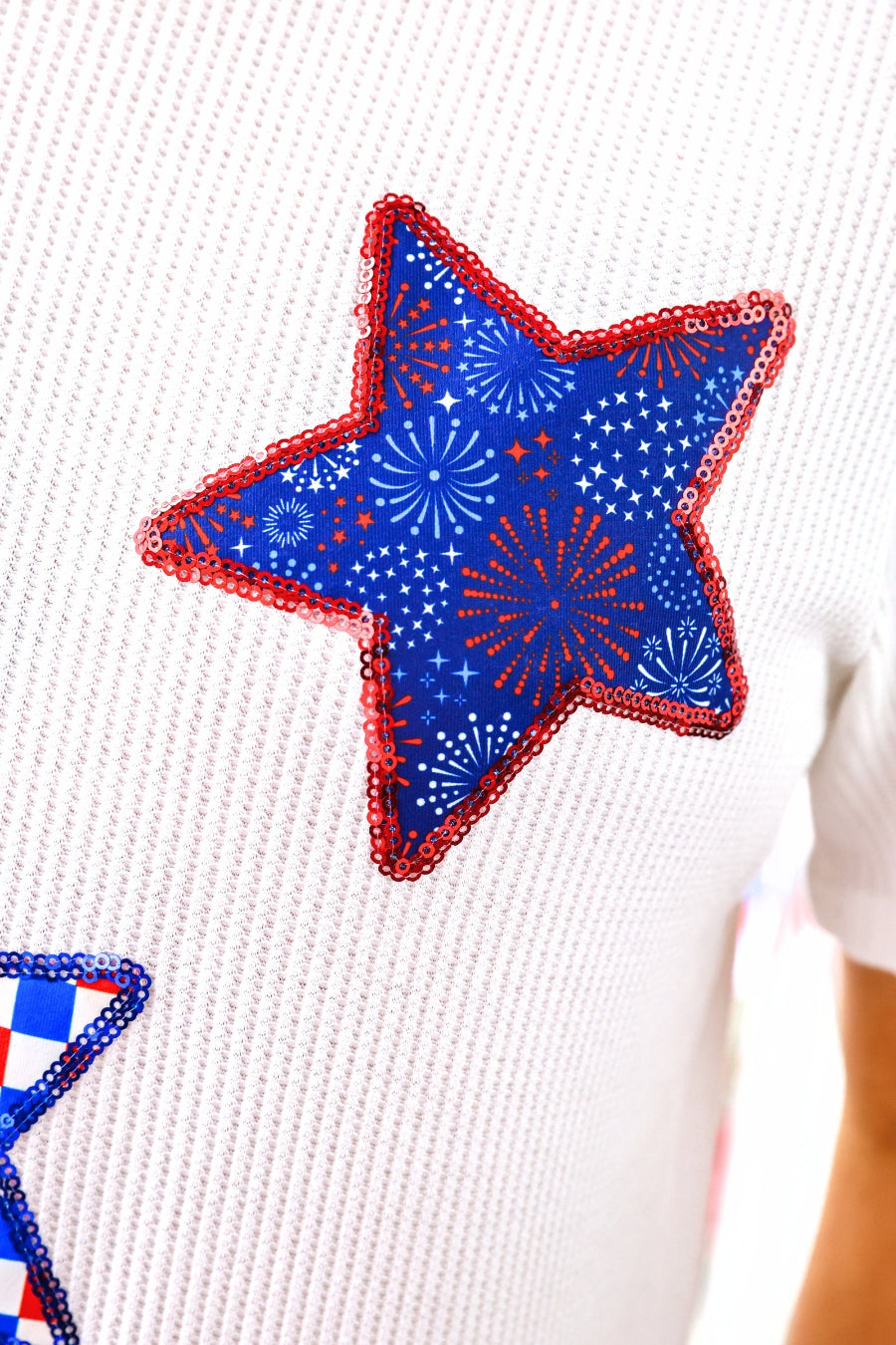 PREORDER- Patriotic Stars Patch Tee
