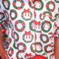 PREORDER- Ribbon Wreath Ruffle Pajama Set