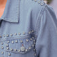 Stella Rhinestone Denim Jacket