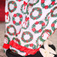 PREORDER- Ribbon Wreath Ruffle Pajama Set
