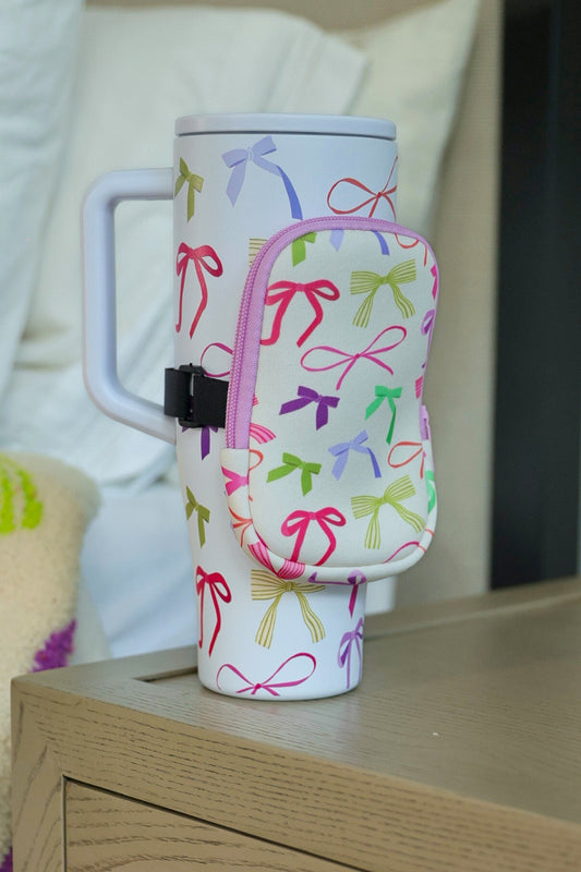 Tumbler Zip Pouch- Daylight Bow