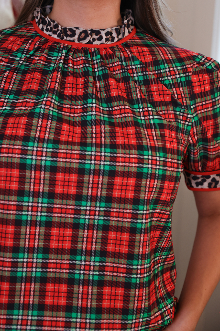 PREORDER- Lana Top- Plaid & Prowl