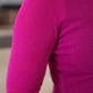 PREORDER- Keigan Mesh Top- Magenta Glitter