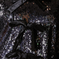 PREORDER- Betty Bow Top - Black Sequin