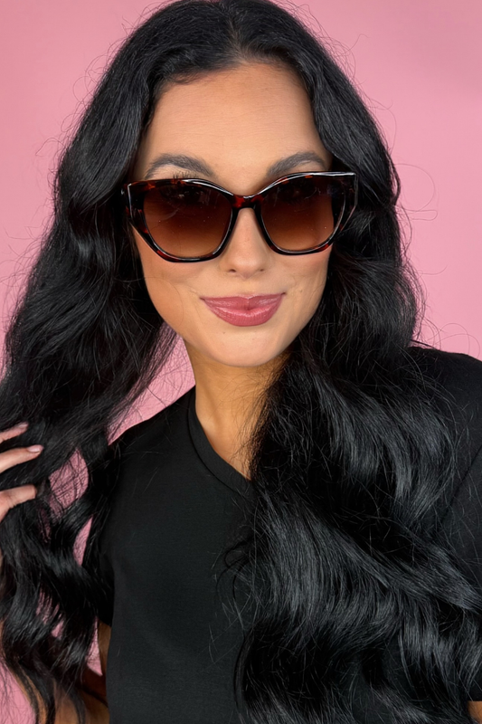 Malibu Mood Sunglasses- Brown Tortoise