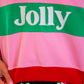 PREORDER- Holly Jolly Color Block Pullover