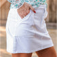 PREORDER- Sadie Cargo Skirt- White