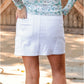 PREORDER- Sadie Cargo Skirt- White