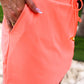 PREORDER- Solid Neon Coral Skort