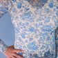 PREORDER- Kylie Lace Top- Blue Romance