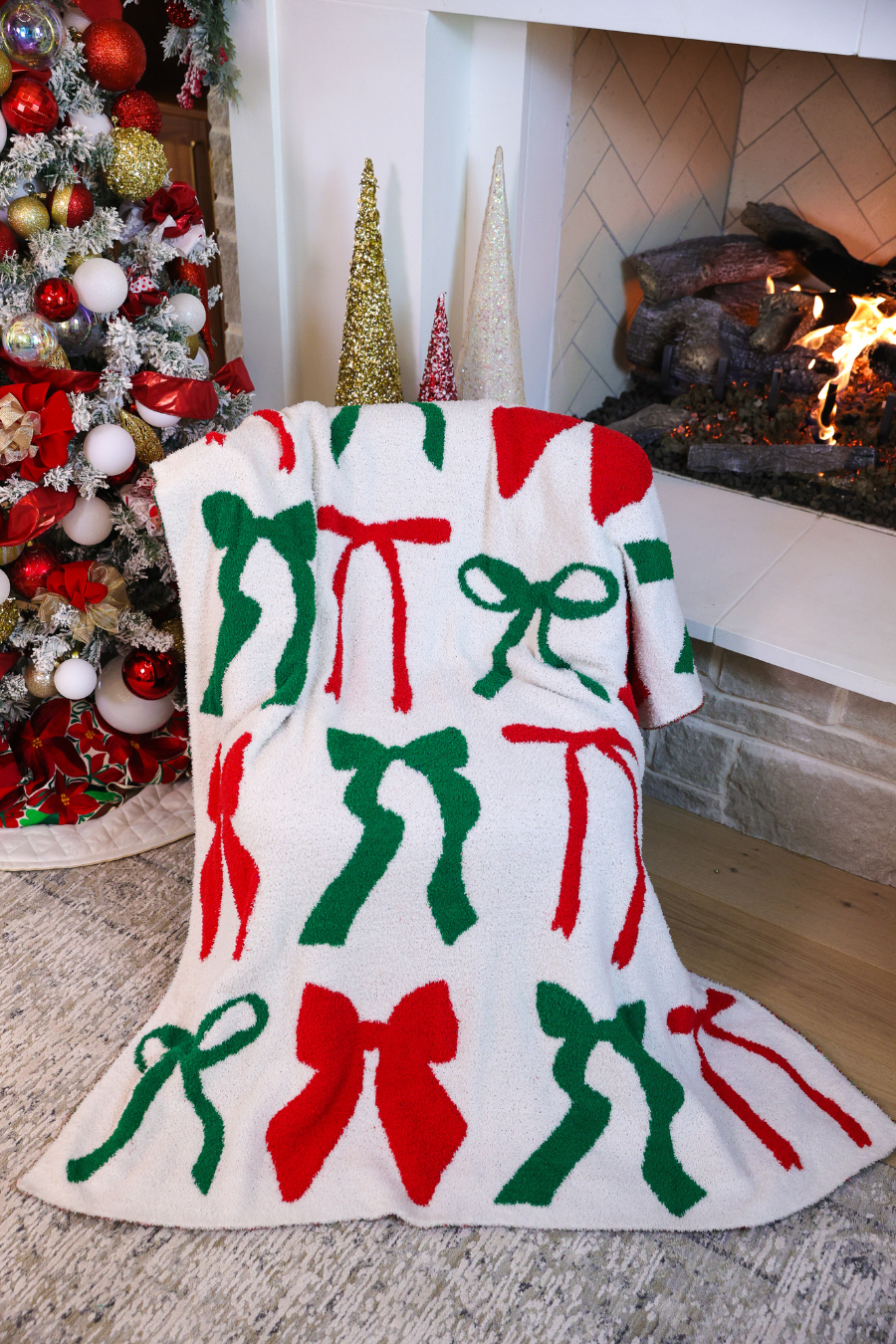 PREORDER-Midnight Bow Christmas Edition Blanket