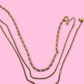 Layered Chain Necklace Set