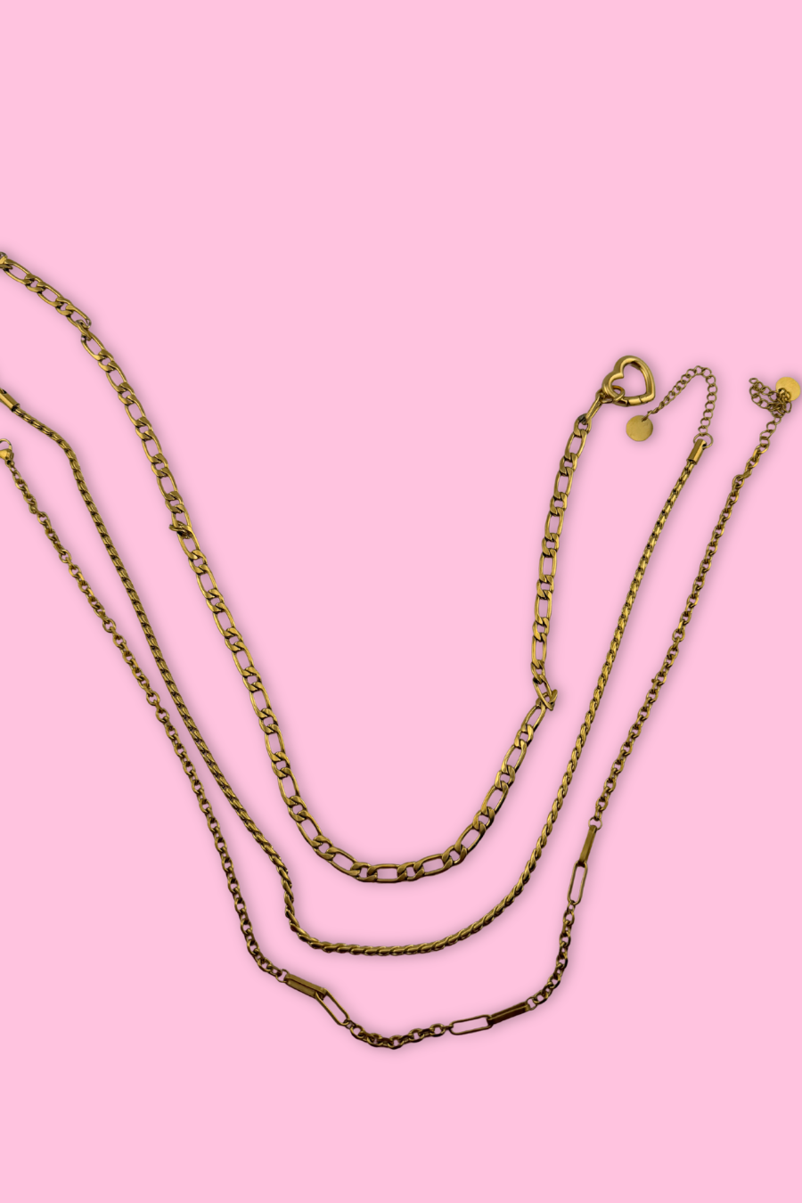Layered Chain Necklace Set