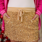 Velvet Hour Sequin Skort- Vintage Gold